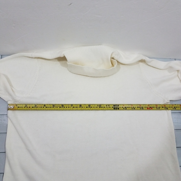 Linea by Louis Dell'Olio Crm Embroidered Sweater S - Picture 4 of 13